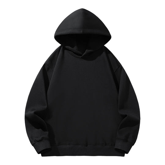 Damen Oversize Kapuzenpullover aus weichem Baumwollmix mit geripptem Saum und Raglanärmeln Nord Taschen