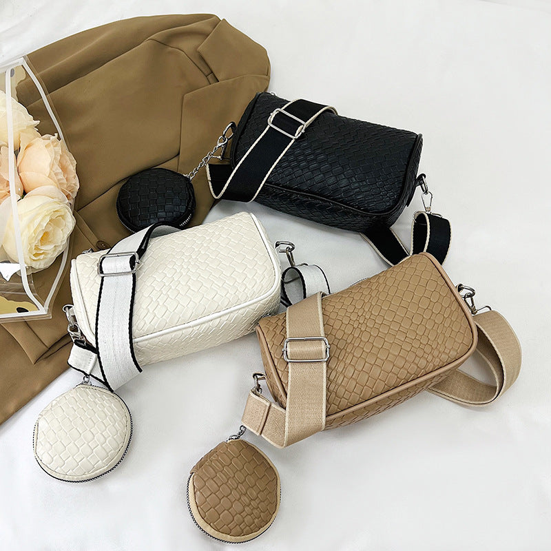 Damen elegante Umhängetasche mit strukturierter Oberflächenstruktur Nord Taschen