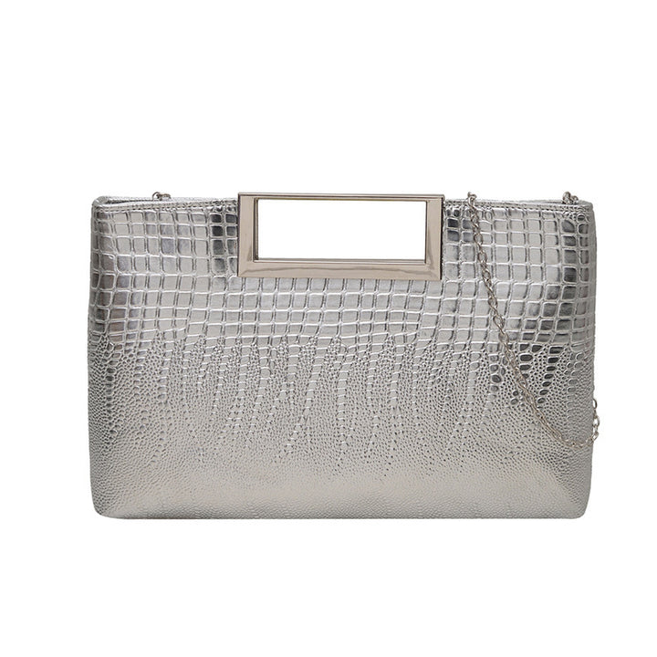 Damen elegante Clutch-Tasche im stilvollen Krokodil-Look Nord Taschen