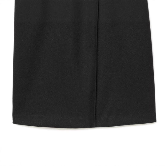 Damen Langer Doppelreihiger Mantel mit schmaler Taillierung und Schalkragen Nord Taschen