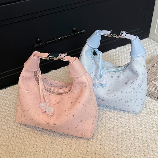 Damen Hobo-Tasche mit funkelndem Sternenmuster Nord Taschen