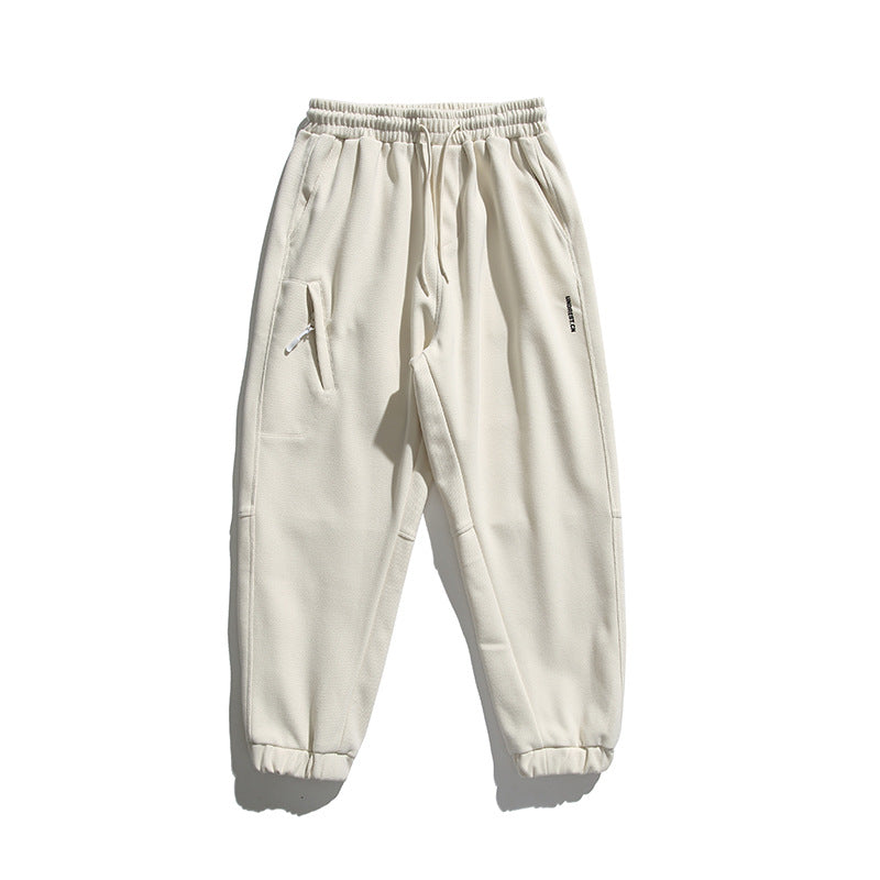 Unisex Weite Jogginghose im Oversize‑Cut mit elastischem Bund, Knie‑Paneel und gerippten Saumbündchen Nord Taschen