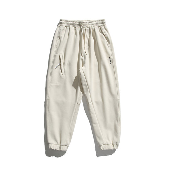 Unisex Weite Jogginghose im Oversize‑Cut mit elastischem Bund, Knie‑Paneel und gerippten Saumbündchen Nord Taschen