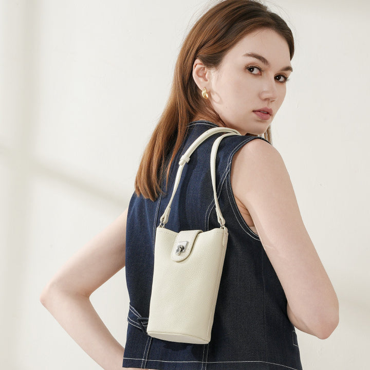 Damen Bucket-Tasche mit praktischem Verschluss und verstellbarem Schulterriemen Nord Taschen