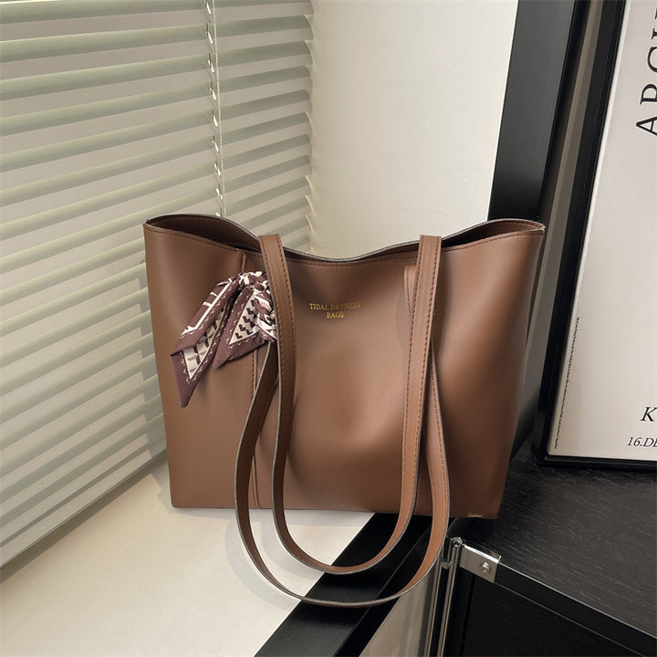 Damen elegante Shopper-Tasche mit floralem Kordeldetail Nord Taschen