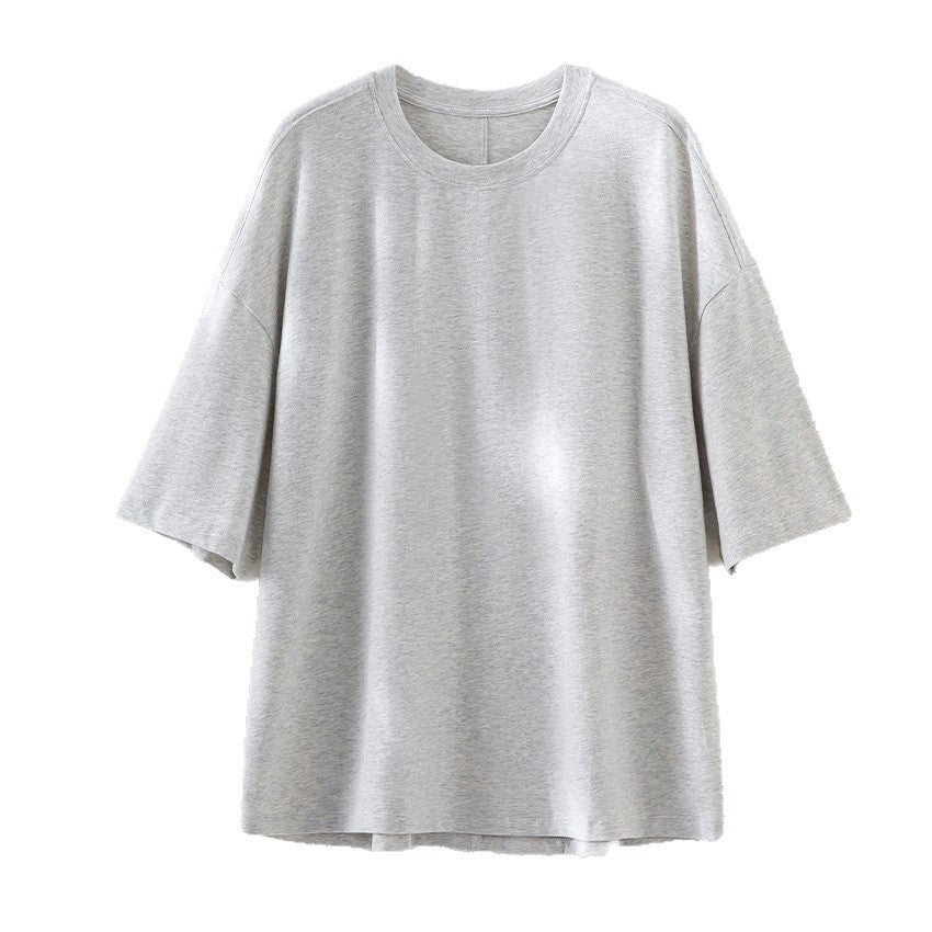 Herren Oversized T-Shirt aus hochwertigem Baumwollmix mit überschnittener Schulter und lockerem Fall Nord Taschen