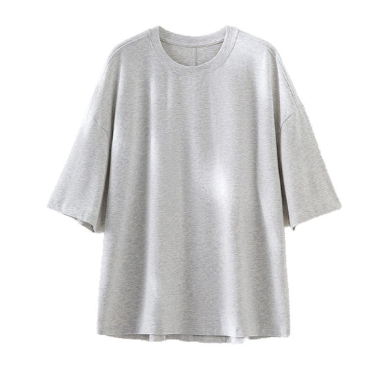 Herren Oversized T-Shirt aus hochwertigem Baumwollmix mit überschnittener Schulter und lockerem Fall Nord Taschen