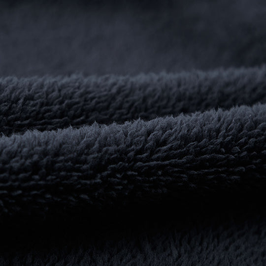 Herren Thermo-Fleecejacke mit doppellagigem Sherpa-Innenfutter und Stehkragen Nord Taschen