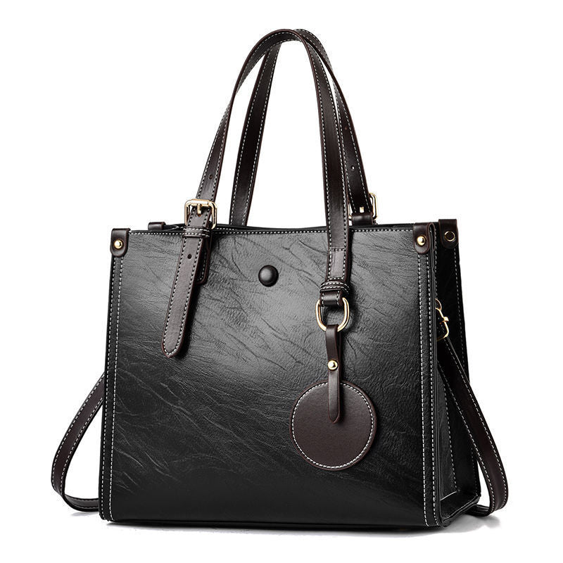 Damen elegante Henkeltasche mit abnehmbarem Schultergurt und strukturiertem Design Nord Taschen
