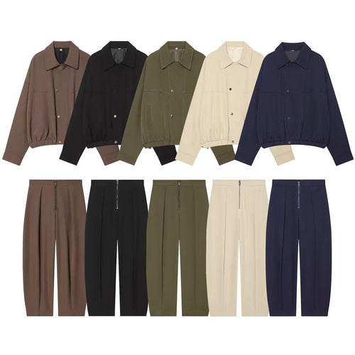 Damen Kurzgeschnittene Utility Blousonjacke mit Tunnelzugbund und aufgesetzten Eingrifftaschen Nord Taschen