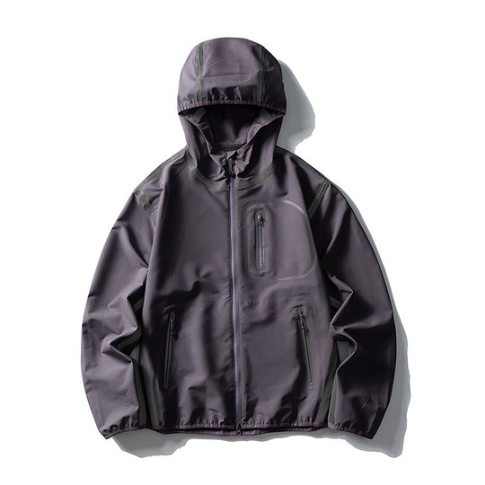 Unisex Wasserdichte Softshell-Outdoorjacke mit verschweißten Nähten und Kapuze Nord Taschen