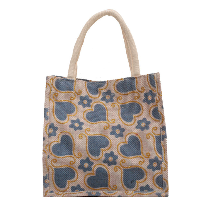 Damen Tragetasche mit floralem Herzdesign und stabilen Griffen Nord Taschen