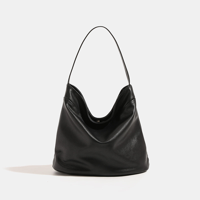 Damen Hobo Tasche aus hochwertigem Wildleder mit elegantem Lederbesatz Nord Taschen