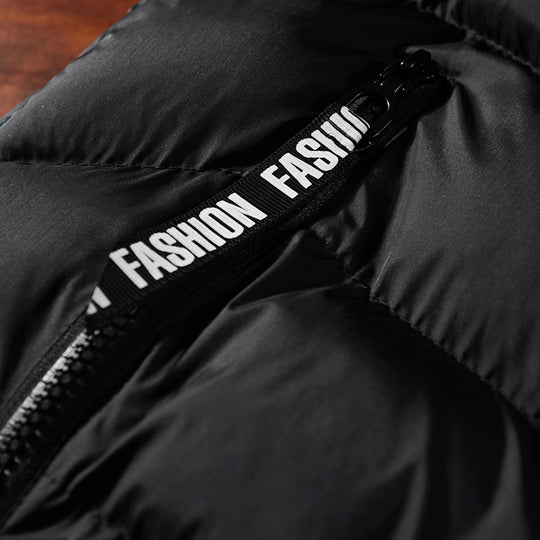 Herren Gepolsterte Ärmellose Thermoweste im urbanen Puffer-Look mit Stehkragen und Reißverschlusstaschen Nord Taschen