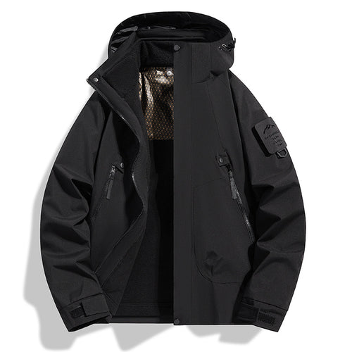 Damen Wasserabweisende Softshell-Funktionsjacke mit verstellbarer Kapuze, winddichter Membran und schrägen Reißverschlusstaschen Nord Taschen