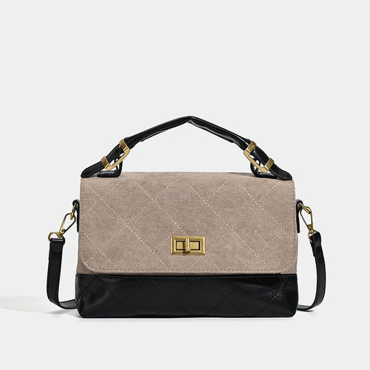Damen Handtasche mit eleganter Steppverarbeitung und praktischem Schulterriemen Nord Taschen