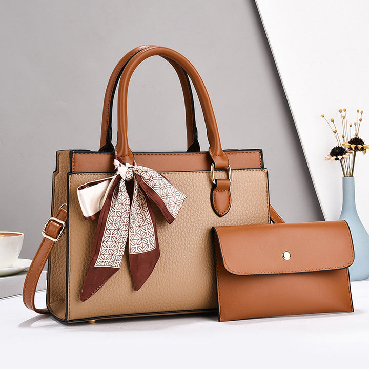Damen Handtasche mit eleganten Design und zusätzlichem Kosmetiktäschchen Nord Taschen
