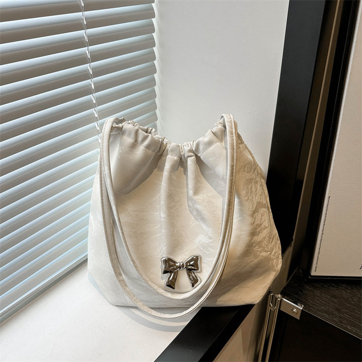 Damen praktische Tragetasche mit elegantem Schleifenakzent Nord Taschen