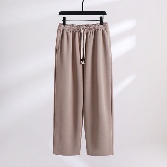 Unisex Gefütterte Fleece-Jogginghose mit elastischem Bund Kordelzug und schmalem Knöchelbündchen Nord Taschen