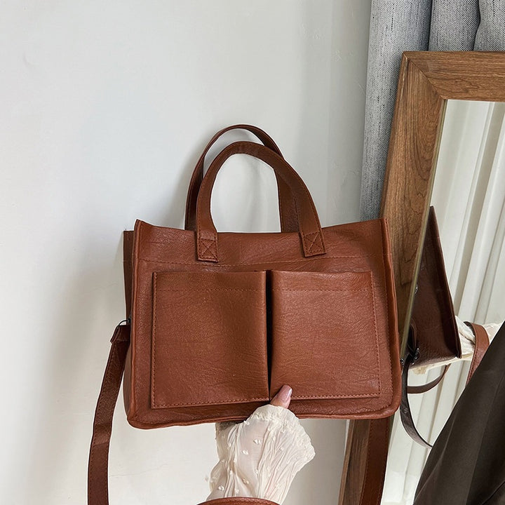 Damen modische Handtasche mit praktischen Fächern Nord Taschen