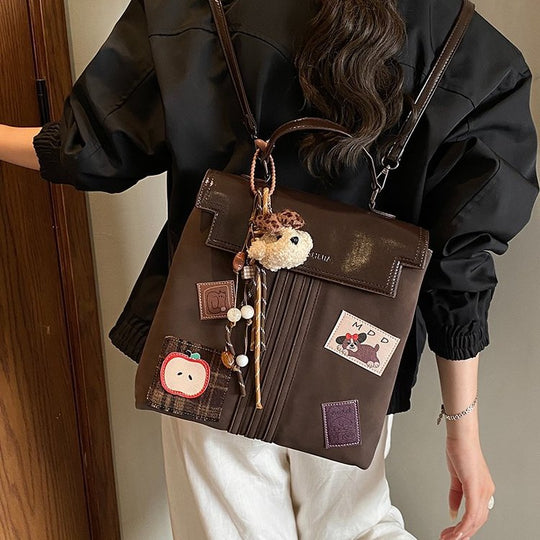 Damen Rucksack mit verspieltem Motiv und charmanten Applikationen Nord Taschen