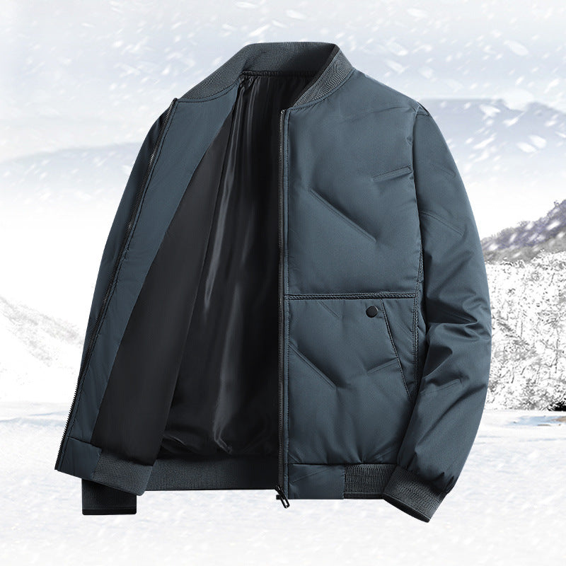 Herren Gepolsterte Thermo‑Bomberjacke mit winddichter Außenlage und warmem Futter Nord Taschen