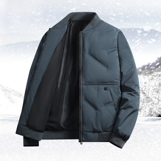 Herren Gepolsterte Thermo‑Bomberjacke mit winddichter Außenlage und warmem Futter Nord Taschen