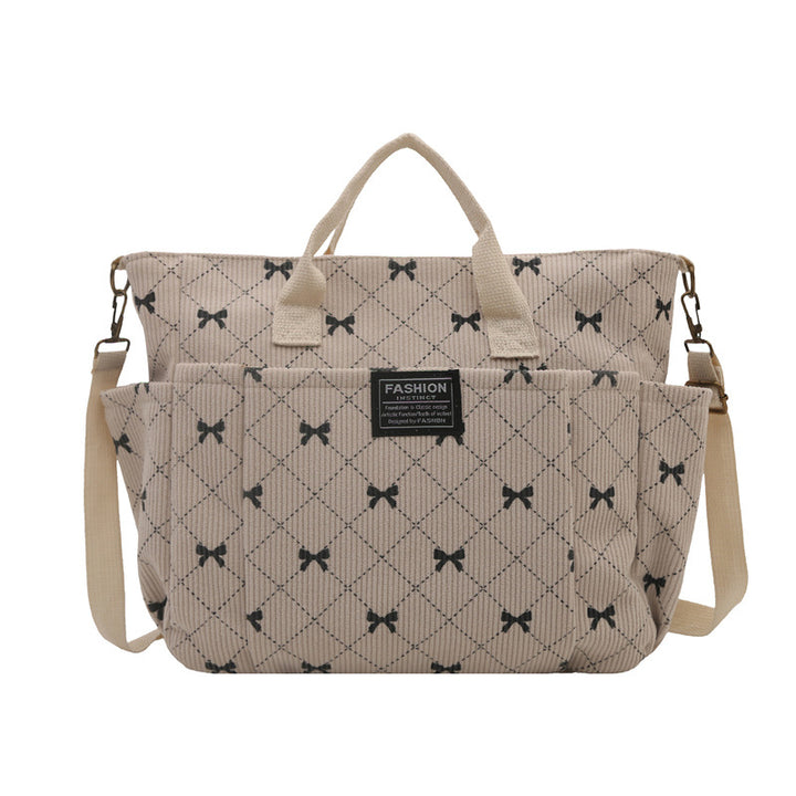 Damen Tragetasche mit dekorativem Rüschendesign Nord Taschen