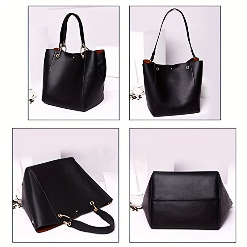 Damen große Tragetasche mit strukturiertem Leder und elegantem Design Nord Taschen