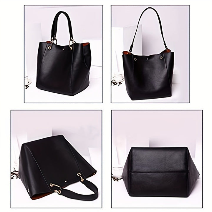 Damen große Tragetasche mit strukturiertem Leder und elegantem Design Nord Taschen