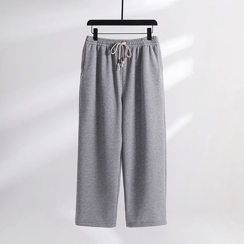 Unisex Gefütterte Fleece-Jogginghose mit elastischem Bund Kordelzug und schmalem Knöchelbündchen Nord Taschen