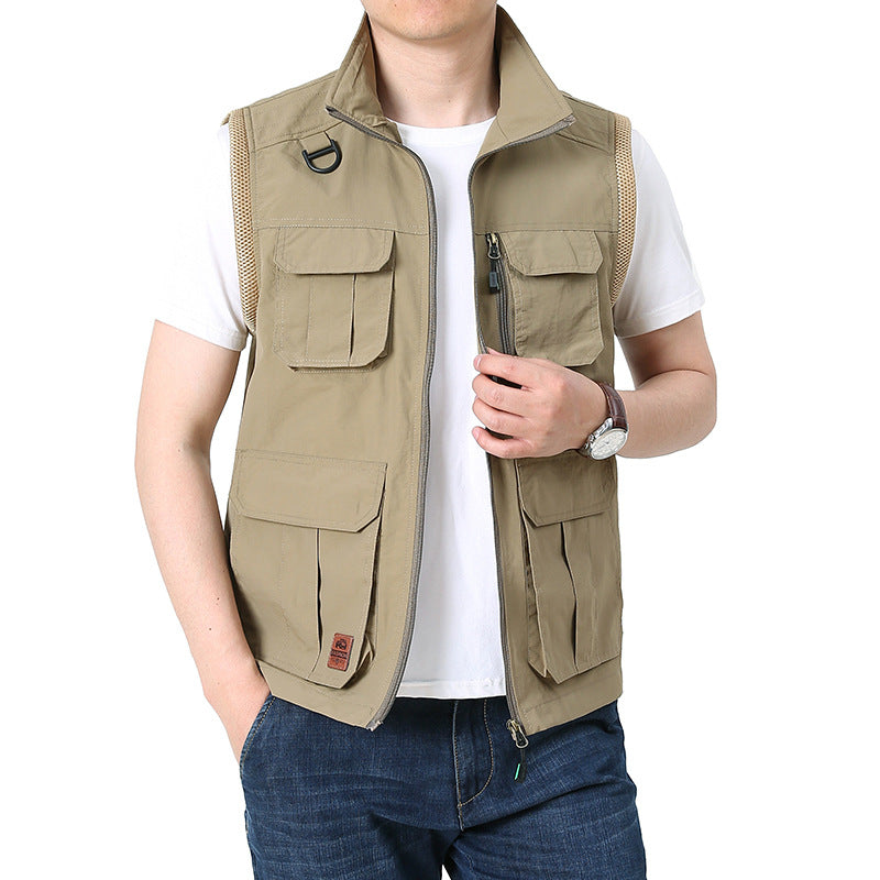 Herren praktische Outdoor-Weste Nord Taschen