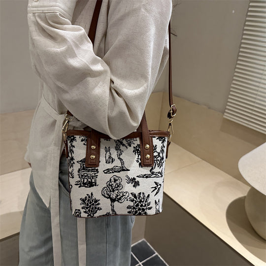 Damen Mini-Tasche mit einzigartigem Tiermotiv Nord Taschen