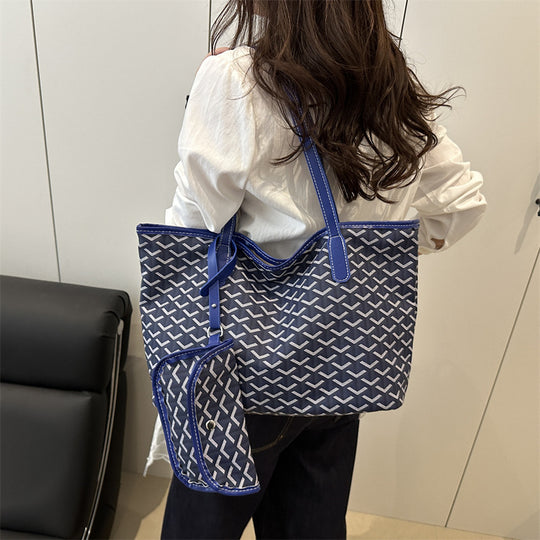 Damen elegante Einkaufstasche mit modernem Muster Avellé