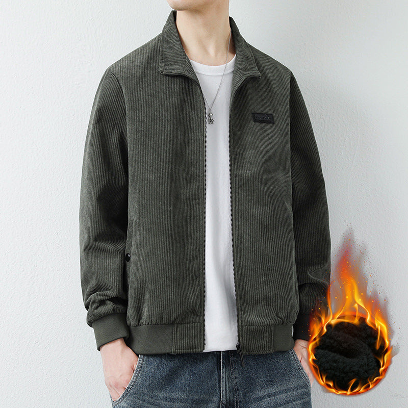 Herren Sportliche Cordjacke Nord Taschen