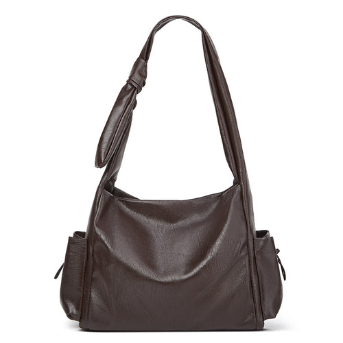 Damen Hobo-Tasche aus hochwertigem Kunstleder mit praktischem Fächerdesign Nord Taschen