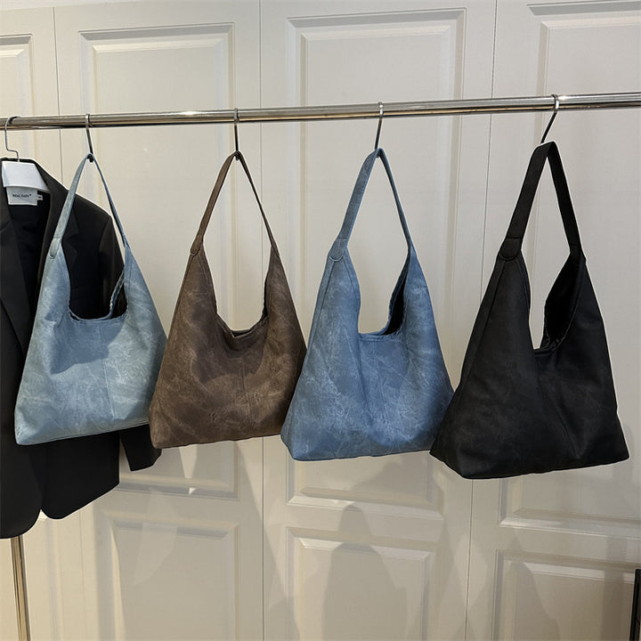 Damen Hobo-Tasche mit abnehmbarem Kosmetiktäschchen und luxuriösem Oberflächenmaterial Nord Taschen