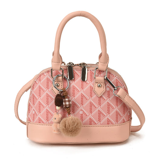 Damen modische Handtasche mit charmantem Anhänger Nord Taschen