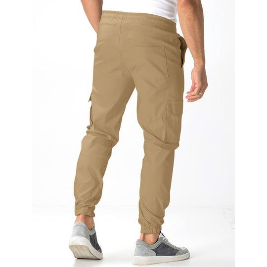 Herren Cargo-Jogginghose im Relaxed-Fit mit Kordelzug, elastischen Bündchen und Mehrfachtaschen Nord Taschen