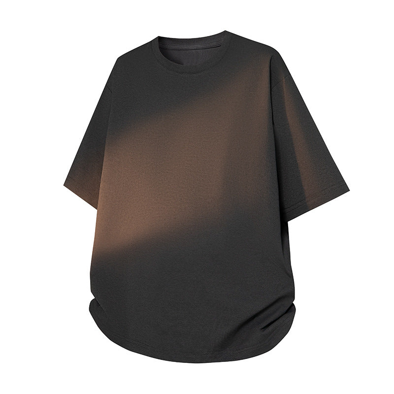 Herren Oversize-T‑Shirt aus schwerem Baumwolljersey mit weitem Schnitt und verstärktem Rundhals Nord Taschen