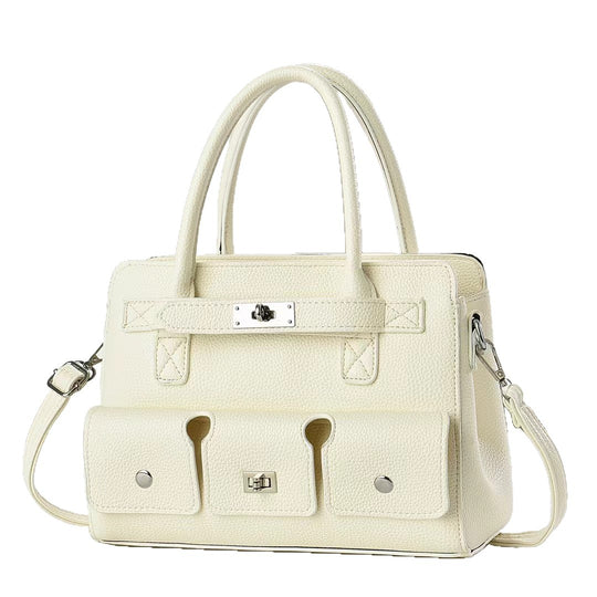 Damen Handtasche mit praktischem Fächersystem und abnehmbarem Schulterriemen Nord Taschen