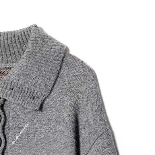 Damen Oversized Strickpullover mit Rautenmuster und Rollkragen Nord Taschen