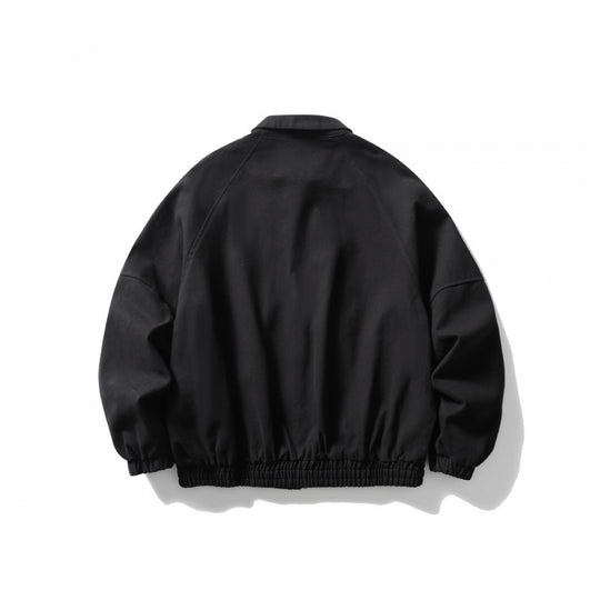 Unisex Kurz geschnittene Boxy-Jacke aus Denim mit Gummizugsaum und Pattentaschen Nord Taschen