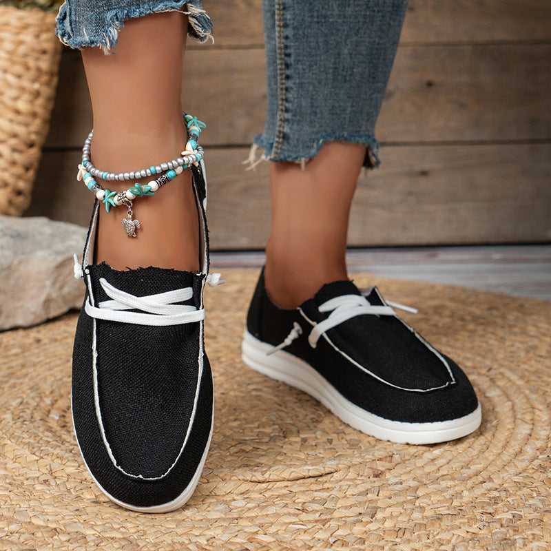 Damen bequeme und stylische Slip-On Sneakers