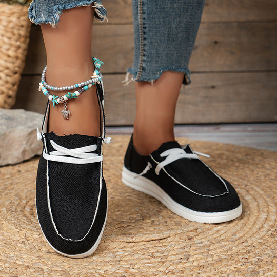 Damen bequeme und stylische Slip-On Sneakers