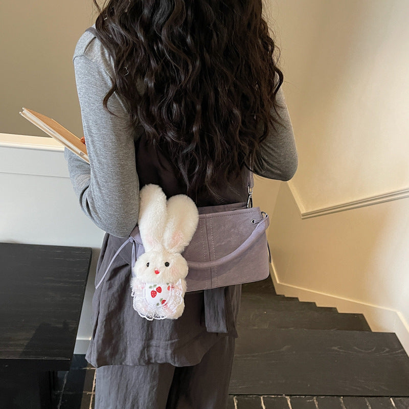 Damen modische Hobo-Tasche mit süßem tierischen Anhänger Nord Taschen