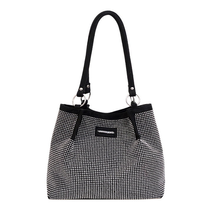 Damen elegante Handtasche mit funkelndem Strass Nord Taschen