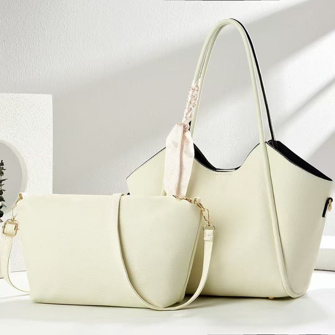 Damen modische Shopper-Tasche mit abnehmbarer Clutch Nord Taschen