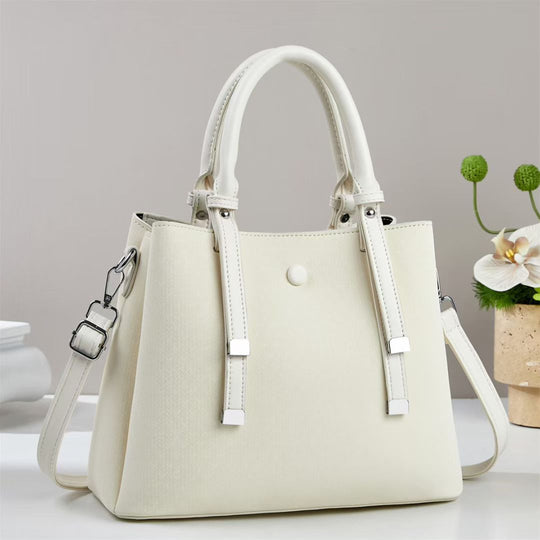 Damen elegante Handtasche mit strukturiertem Gewebe und abnehmbarem Schulterriemen Nord Taschen