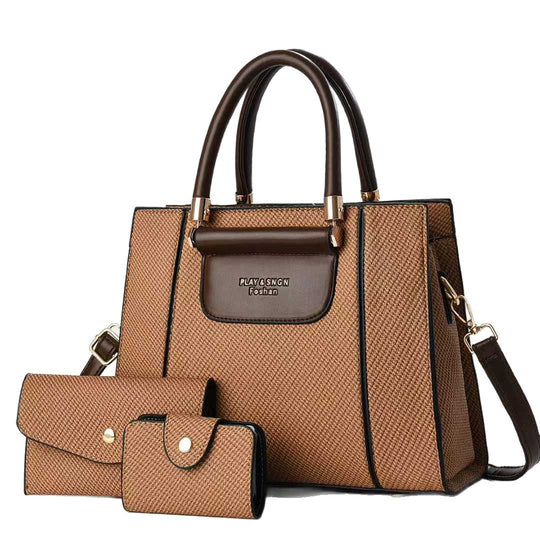 Damen elegante Handtasche mit abnehmbarem Portemonnaie Nord Taschen